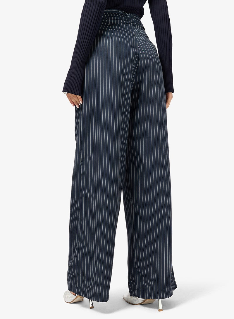 Ginger Pleat Detail Wide Fit Pants - Image 3